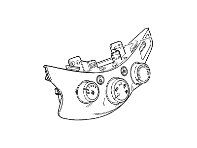 Chevy 95088393 Dash Control Unit