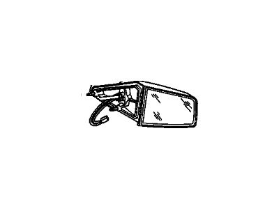Cadillac Fleetwood Side View Mirrors - 25611120