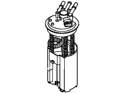 Chevy 19369890 MODULE,FUEL TANK FUEL PUMP(SENDER & PUMP)(CODE GFG, GFZ)(3.107)