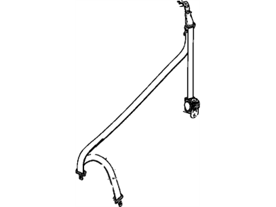 Chevy 19301032 BELT KIT,3RD ROW SEAT (RETRACTOR SIDE)(INCLUDES 8)(PEWTER)