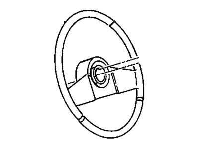 GMC Syclone Steering Wheel - 17984563