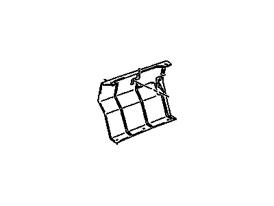 GM 25537296 Support, Passenger Side 25537296 GM Support, Passenger Side Illustration 1 of 1