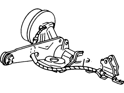 Pontiac 6000 Parking Brake Cable - 10074372