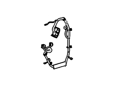 GM 20898939 Harness, Body Wiring, Front Passenger Side 20898939 GM Harness, Body Wiring, Front Passenger Side Illustration 1 of 1