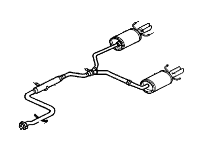 Chevy Monte Carlo Exhaust Pipe - 12529223