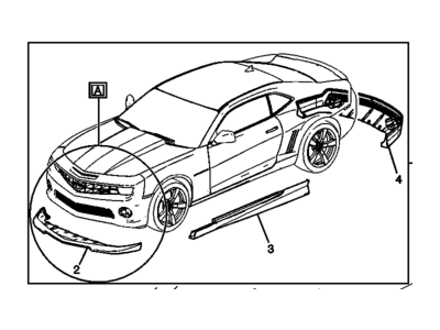 Chevy 22745170 Ground Effects