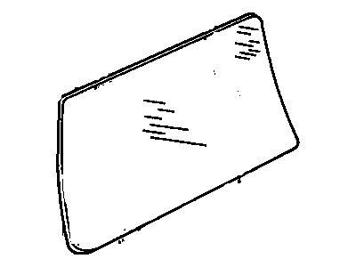 GM 10209982 Glass 10209982 GM Glass Illustration 1 of 1