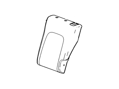 GM 94509764 Cover, Rear Seat Back, Black 94509764 GM Cover, Rear Seat Back, Black Illustration 1 of 1