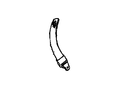 Chevy 12511716 Belt & Retractor