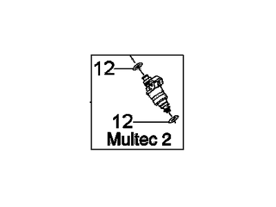 Chevy Aveo Fuel Injector - 96386780