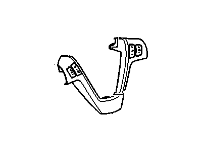 Cadillac 15891986 SWITCH,DRIVER INFORMATION DISPLAY & MULTIFUNCTION(PART OF 1)(CASHMERE)