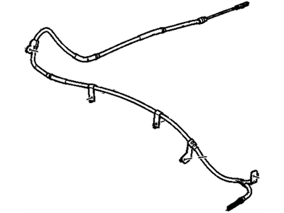 GMC 23452982 Rear Cable