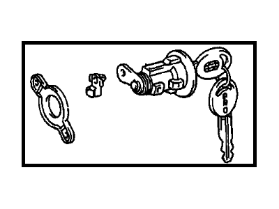 Chevy 94858793 Cylinder & Keys