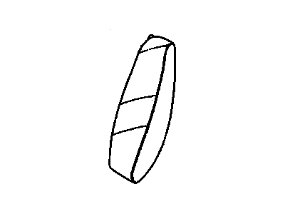 Chevy 88993749 COVER,REAR SEAT BACK SIDE(NEUTRAL)