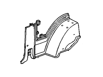 Chevy 14051343 Quarter Trim Panel