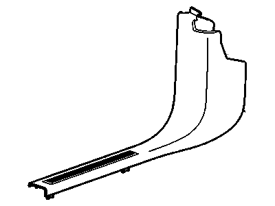 GMC 22961313 MOLDING,FRONT SIDE DOOR SILL GARNISH(INCLUDES 24,25)(TITANIUM)