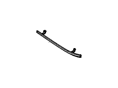 GM 16512445 Molding, Driver Side 16512445 GM Molding, Driver Side Illustration 1 of 1
