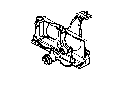 Oldsmobile 16516771 Lens & Housing Mount Bracket