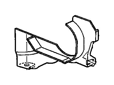 Pontiac 24233382 COVER,TRANS CONVERTER(UNITS BUILT ON 1-01-05 & AFTER)(FOR 1ST DESIGN SEE 24227071)