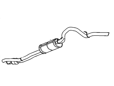GMC Sierra 2500 Muffler - 15798956