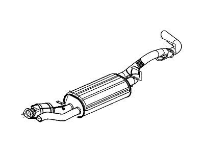 Chevy Suburban 2500 Muffler - 88983205