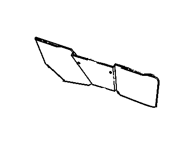 Buick 25711038 PANEL,BODY REAR SEAT BACK TRIM(PASS THROUGH)