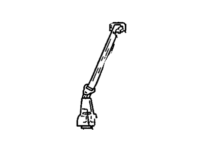 Cadillac 12392985 Belt & Retractor