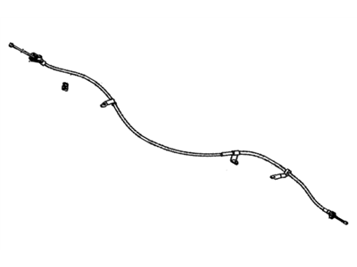 Pontiac 19184312 Rear Cable