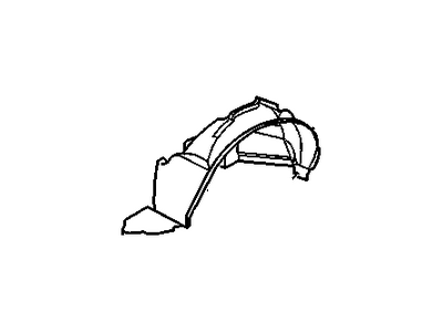 Buick 25678178 Fender Liner