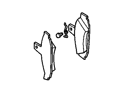 Chevy 14091367 Front Pads