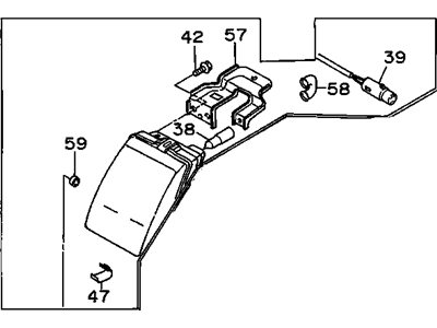Chevy Spectrum Fog Light - 94401206