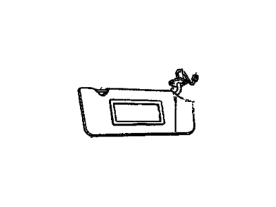 Chevy 10406757 Sunvisor