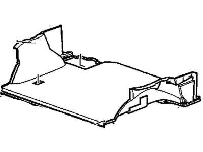 GM 25974283 Carpet, Rear Compartment Trim 25974283 GM Carpet, Rear Compartment Trim Illustration 1 of 1