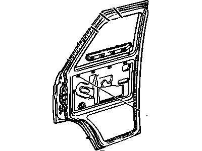 Chevy 15975379 Door Weatherstrip
