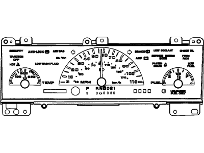 Oldsmobile 98 Speedometer - 16170303