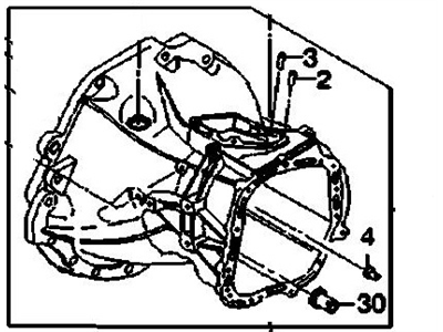 Chevy 96960462 CASE,TRANS(INCLUDES 2-4,30)