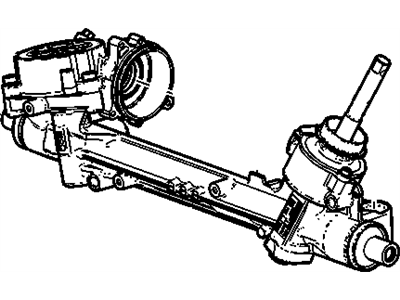 Chevy 13413958 GEAR,ELECTRIC DUAL PINION RACK & PINION STEERING(CODE APM)(INCLUDES 1-9,11-16)