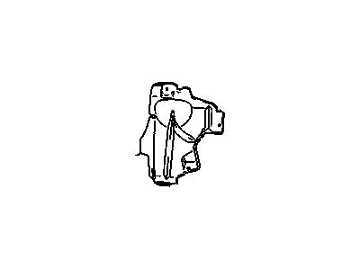 GM 22552562 Pipe Shield 22552562 GM Pipe Shield Illustration 1 of 1
