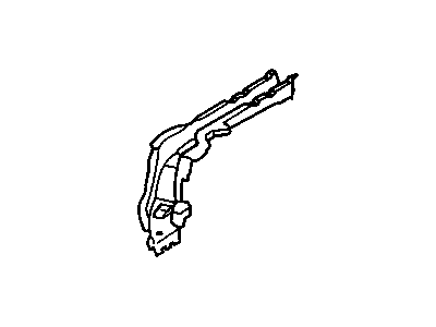 GM 22577590 Side Rail, Rear Passenger Side 22577590 GM Side Rail, Rear Passenger Side Illustration 1 of 1