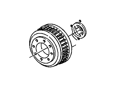 GMC Jimmy Brake Drum - 14050302