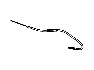 Chevy 15087071 Rear Cable