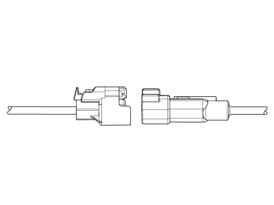 Chevy 19332786 CONNECTOR KIT,HEADLINING WIRING HARNESS(COMMUNICATION CENTER CALL SWITCH)(BLACK)(6-WAY FEMALE)(W/LEADS)(SIDE ELECTRIC CODE: S51)
