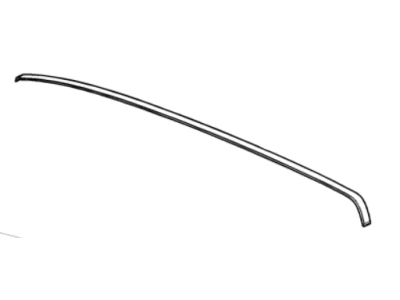 GM 23369033 Molding, Roof Panel, Black 23369033 GM Molding, Roof Panel, Black Illustration 1 of 1