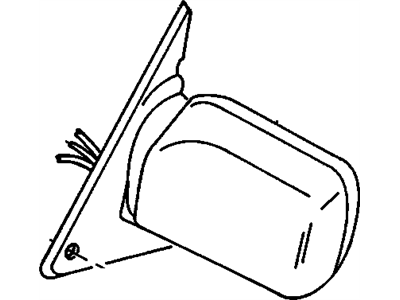 GMC Typhoon Side View Mirrors - 15693876