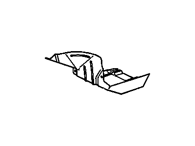 Chevy 15738547 Front Pipe Heat Shield
