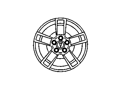 Pontiac 24100434 Wheel Cover