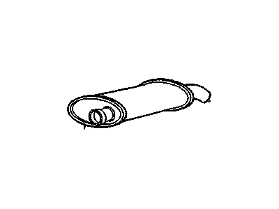 Oldsmobile Cutlass Ciera Muffler - 12520319