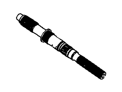 GM 19133061 Shaft, Transfer Case, Rear 19133061 GM Shaft, Transfer Case, Rear Illustration 1 of 1