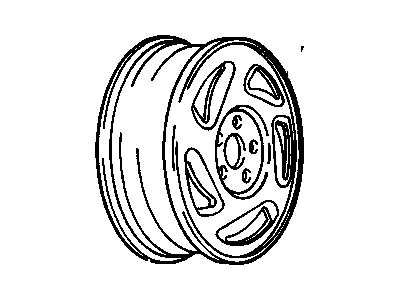 Chevy 22542370 Wheel, Steel