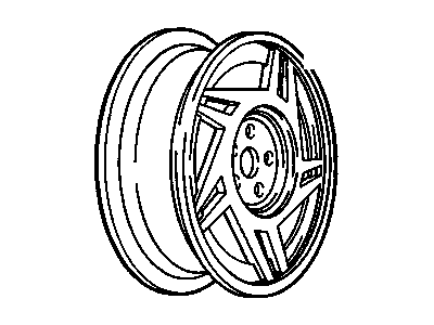 Chevy 12339171 Wheel, Alloy